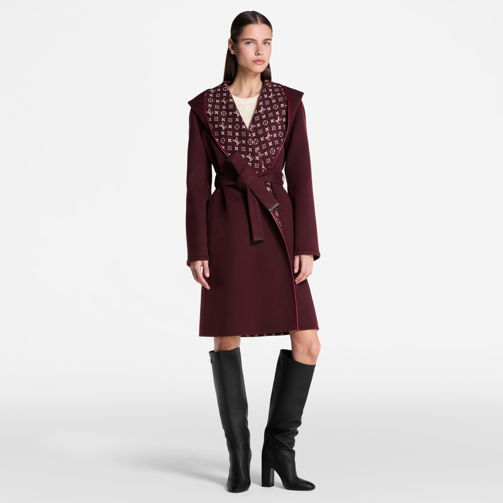 ❣️希少サイズ32❣️LOUIS VUITTON フーデッドラップコート1A4PE7 Hooded Wrap Coat - Women - Ready-to-Wear | LOUIS VUITTON ®